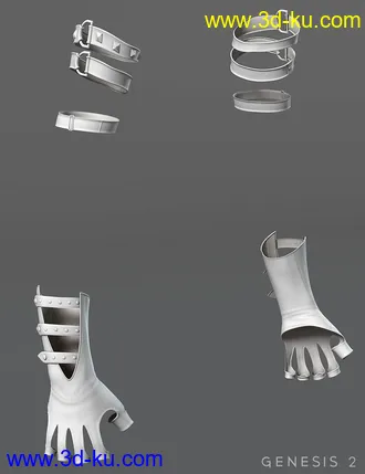 3D打印模型TEC5 for Genesis 2 Female(s)的图片