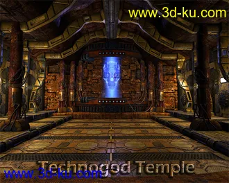 3D打印模型Technogod temple的图片