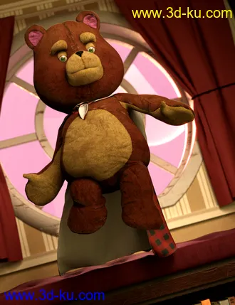 3D打印模型Teddy Bear for Genesis 8 Male的图片