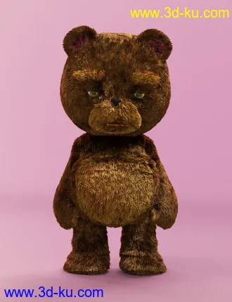 3D打印模型Teddy Bear for Genesis 8 Male的图片