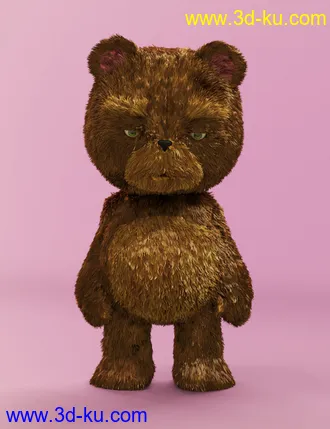 3D打印模型Teddy Bear for Genesis 8 Male的图片