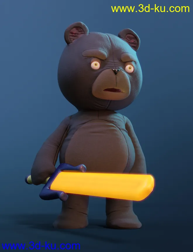 Teddy Bear for Genesis 8 Male模型的图片13