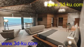3D打印模型Tesla Private Resort的图片