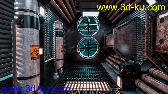 Tesla Scifi Hall模型的图片5