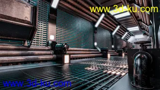 3D打印模型Tesla Scifi Hall的图片