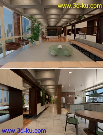 3D打印模型Tesla3dcorp Open Apartment的图片