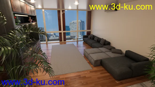 Tesla3dcorp Open Apartment模型的图片7