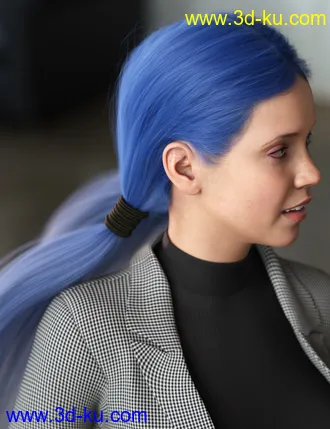 3D打印模型Texture Expansion for Chunky Pigtails的图片
