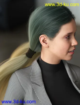 3D打印模型Texture Expansion for Chunky Pigtails的图片