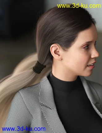 3D打印模型Texture Expansion for Chunky Pigtails的图片