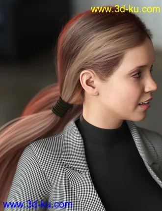 3D打印模型Texture Expansion for Chunky Pigtails的图片