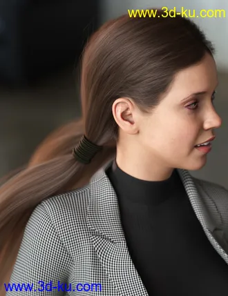 3D打印模型Texture Expansion for Chunky Pigtails的图片