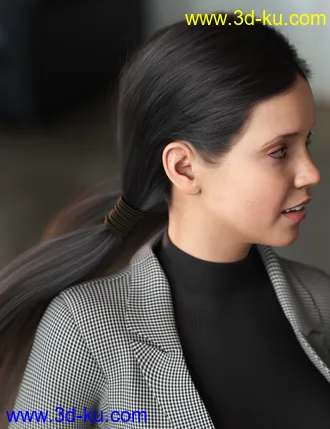 3D打印模型Texture Expansion for Chunky Pigtails的图片