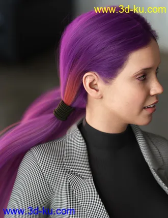 3D打印模型Texture Expansion for Chunky Pigtails的图片