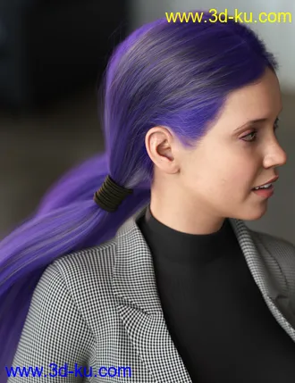 3D打印模型Texture Expansion for Chunky Pigtails的图片