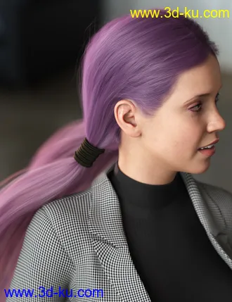 3D打印模型Texture Expansion for Chunky Pigtails的图片