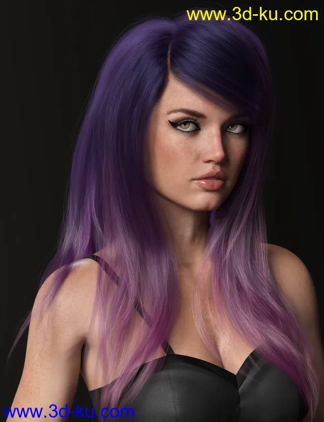 Texture Expansion for Swept Bangs Hair模型的图片1