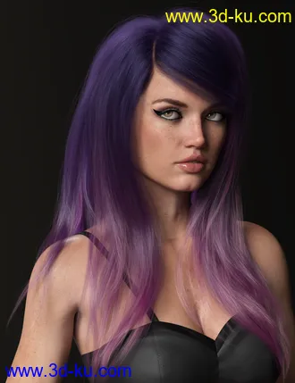 3D打印模型Texture Expansion for Swept Bangs Hair的图片