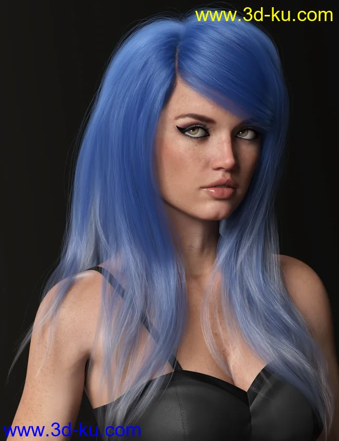 Texture Expansion for Swept Bangs Hair模型的图片4