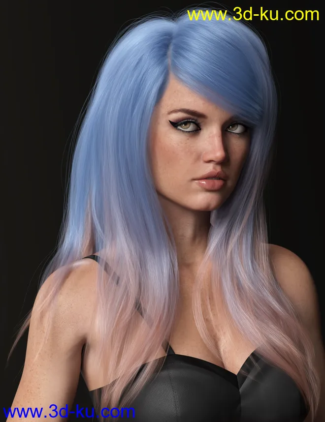 Texture Expansion for Swept Bangs Hair模型的图片5