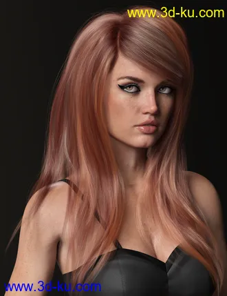 3D打印模型Texture Expansion for Swept Bangs Hair的图片