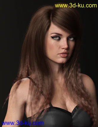 3D打印模型Texture Expansion for Swept Bangs Hair的图片