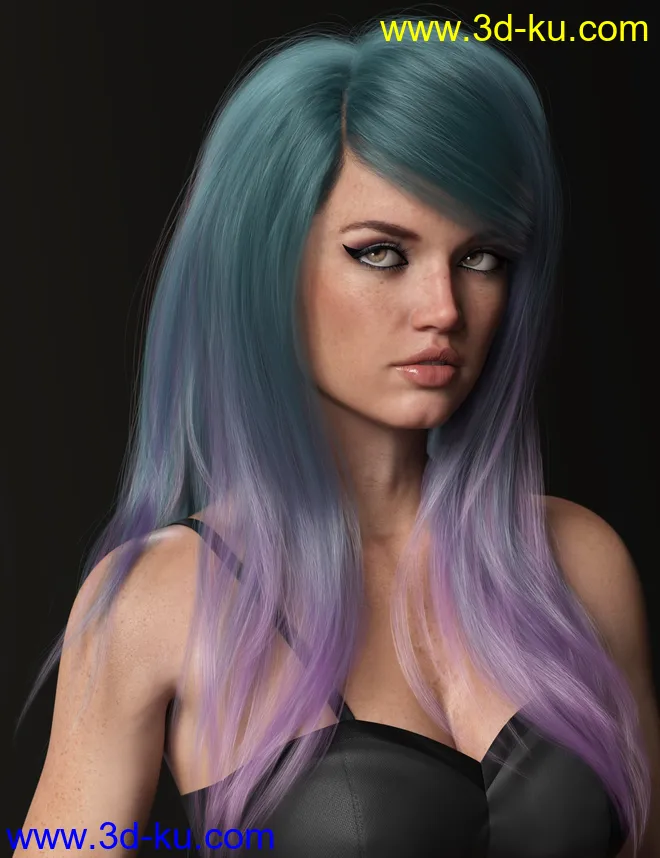 Texture Expansion for Swept Bangs Hair模型的图片11