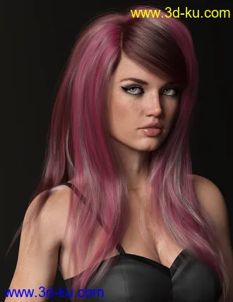 3D打印模型Texture Expansion for Swept Bangs Hair的图片