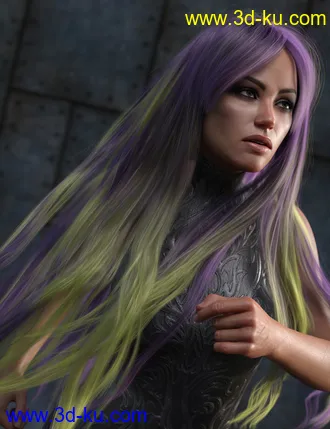 3D打印模型Texture Expansion for Turbulent Long Hair的图片