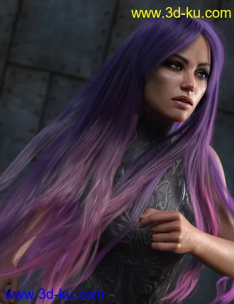 3D打印模型Texture Expansion for Turbulent Long Hair的图片