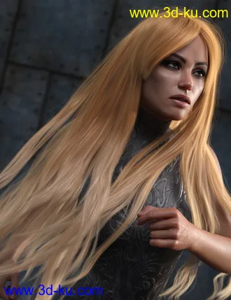 3D打印模型Texture Expansion for Turbulent Long Hair的图片