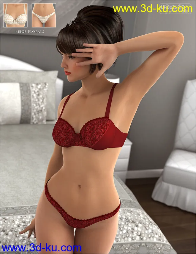 Textures for Secrets Lingerie模型的图片3