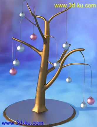 3D打印模型The Austerity Christmas Tree - Holiday Ornament的图片