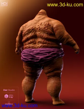 3D打印模型The Awful Emperor HD for Genesis 8 Male的图片