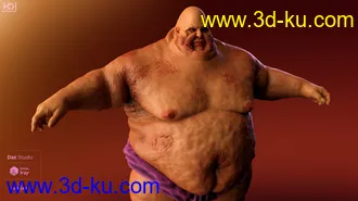 3D打印模型The Awful Emperor HD for Genesis 8 Male的图片