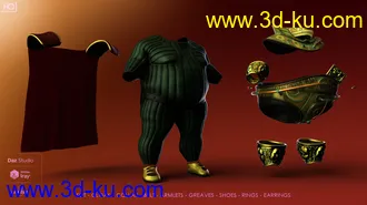 3D打印模型The Awful Emperor HD for Genesis 8 Male的图片