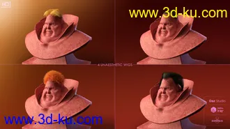 3D打印模型The Awful Emperor HD for Genesis 8 Male的图片