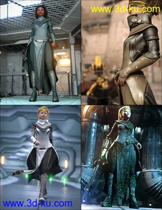 3D打印模型The Bureau Agent Futuristic Styles for Ekialys' Ny的图片