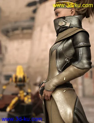 3D打印模型The Bureau Agent Futuristic Styles for Ekialys' Ny的图片