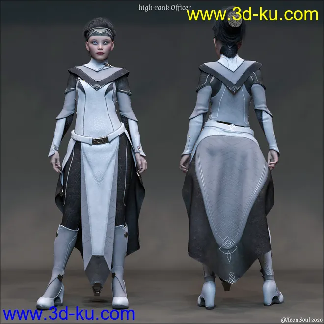 The Bureau Agent Futuristic Styles for Ekialys' Ny模型的图片7