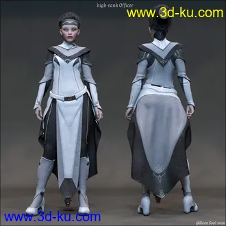 3D打印模型The Bureau Agent Futuristic Styles for Ekialys' Ny的图片