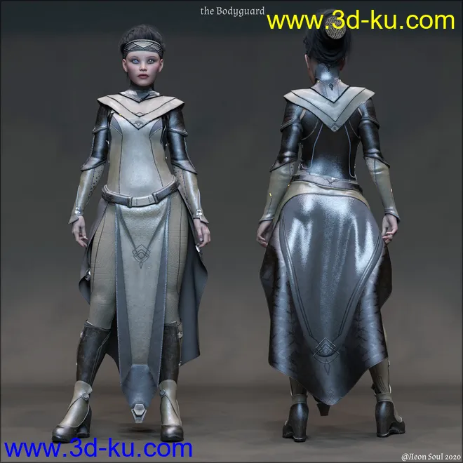The Bureau Agent Futuristic Styles for Ekialys' Ny模型的图片8