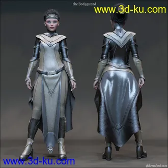 3D打印模型The Bureau Agent Futuristic Styles for Ekialys' Ny的图片