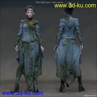 3D打印模型The Bureau Agent Futuristic Styles for Ekialys' Ny的图片