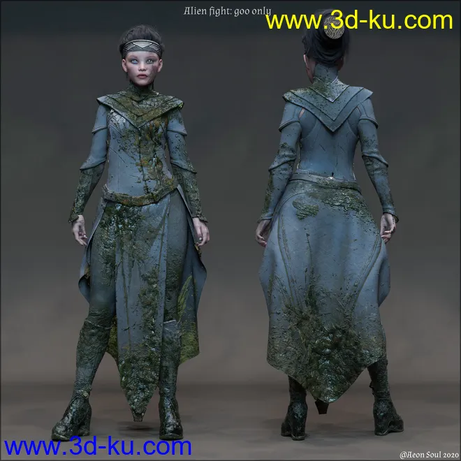 The Bureau Agent Futuristic Styles for Ekialys' Ny模型的图片10