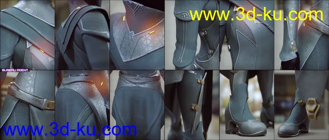 The Bureau Agent Futuristic Styles for Ekialys' Ny模型的图片11