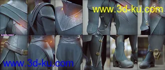 3D打印模型The Bureau Agent Futuristic Styles for Ekialys' Ny的图片