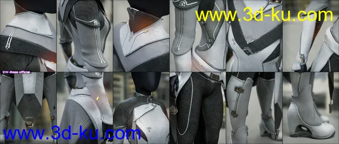 The Bureau Agent Futuristic Styles for Ekialys' Ny模型的图片12
