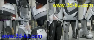 3D打印模型The Bureau Agent Futuristic Styles for Ekialys' Ny的图片