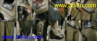 3D打印模型The Bureau Agent Futuristic Styles for Ekialys' Ny的图片